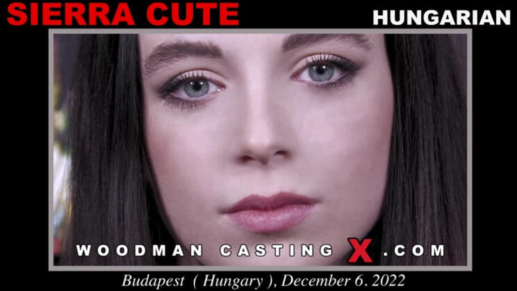 [WoodmanCasting] - Sierra Cute's First Time Porn - Shaved & Slapped - Sierra Cute