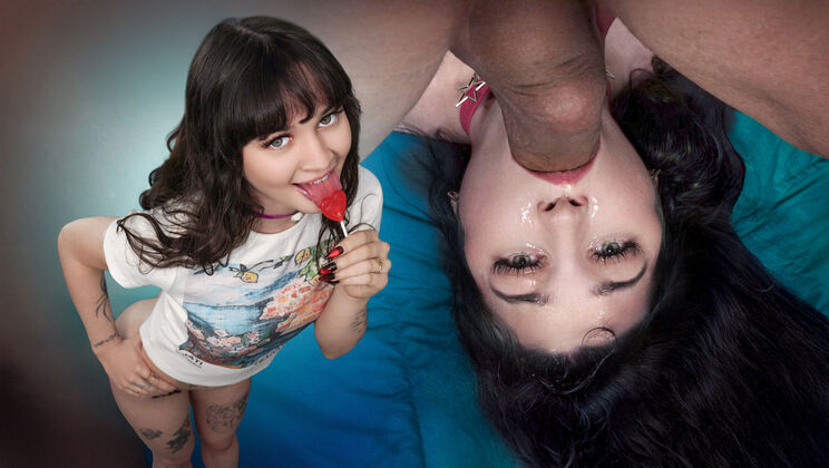 [DadCrush] - Petite Girl with Belly Piercing Face Fucked - Jason Sarcinelli - Remi Raw