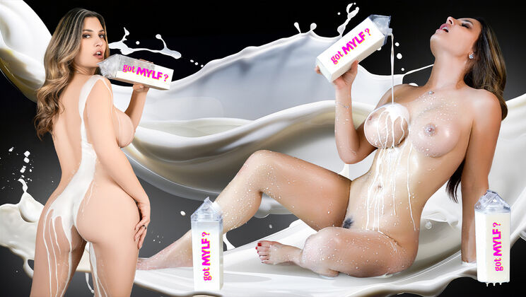 Jayden Marcos Splashes Cum and Milk on Fit Girl
