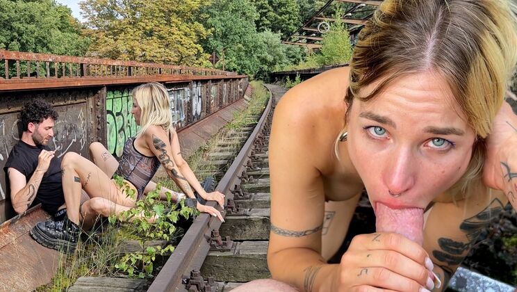 Urbex-Rated: Blonde Babe Gets Fucked and Facefucked