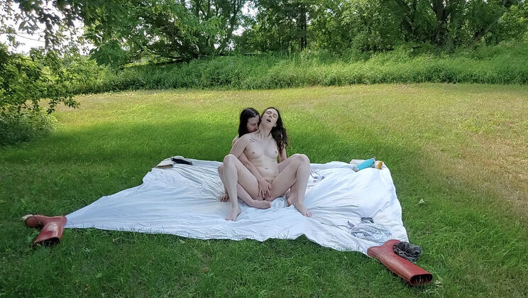 Moving To The Country With Two Horny Lesbians