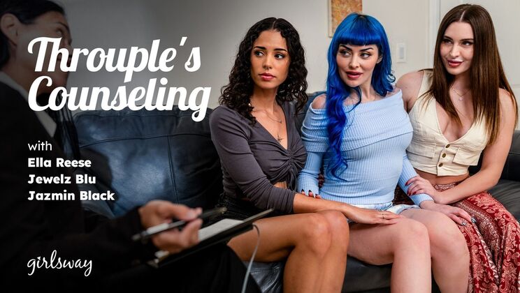 Hot Therapist Fucks Throuple in Counseling